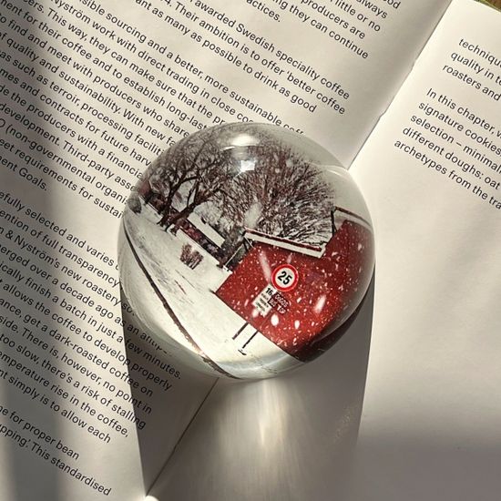 마이시리즈 스노우 유리 문진 스노우볼 페이퍼웨이트