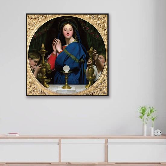 앵그르 - 성체를 경배하는 성모 (오스티의 성모)