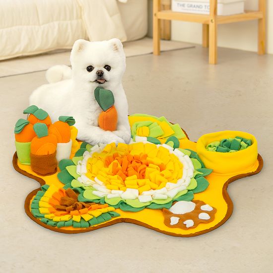 딸기밭 플라워 강아지 노즈워크 장난감 LDG-NW02S