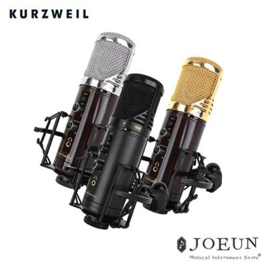 [커즈와일] USB 콘덴서 마이크 KM2U 실버 /지향성선택