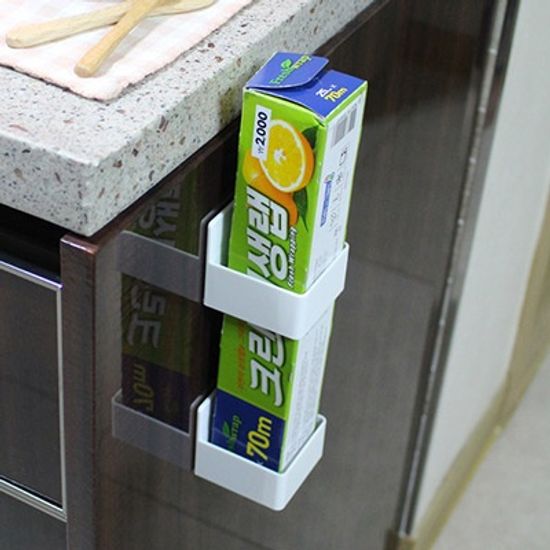[시바타] 주방수납 부착식 호일,랩고정홀더 (KK-243)