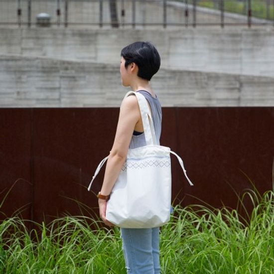 STRING DENIM ECO BAG