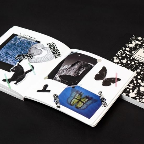 루카랩 컴포지션 만년형 다이어리 정사각형