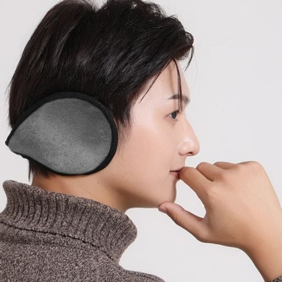 무지 방한 털귀마개(그레이) 겨울 보온 등산 귀도리