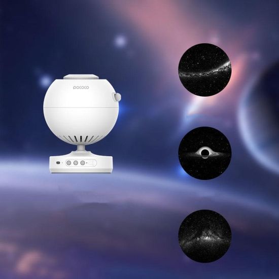 Pococo 우주 갤럭시 프로젝터 오로라 램프 은하수 무드등