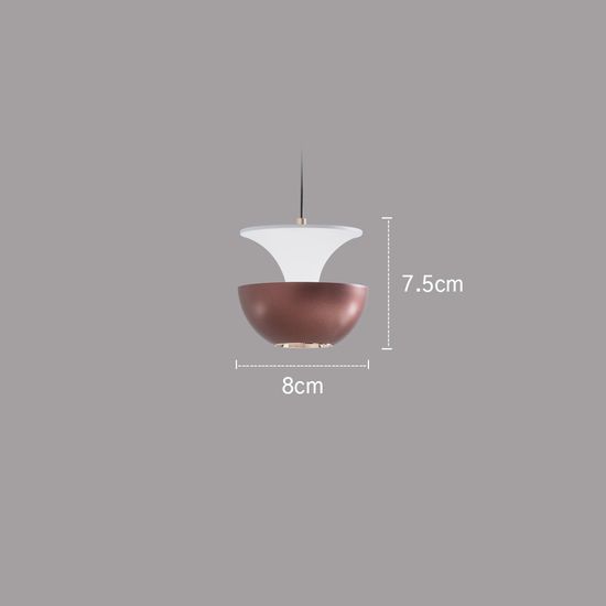 LED 칼라 팟 미니 1등 식탁등 식탁조명 7W 블루