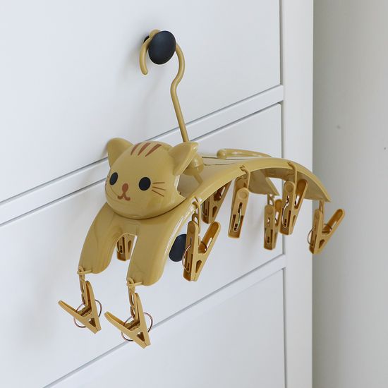 고양이 걸이형 빨래 양말 속옷 건조대