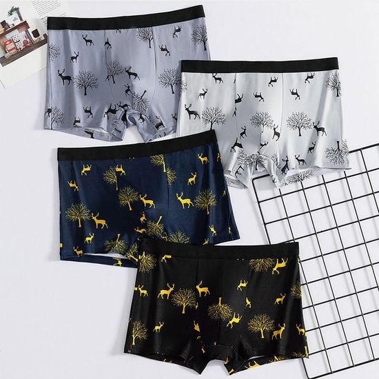 (4개입) 자극 없이 편한 드로즈 사각 팬티