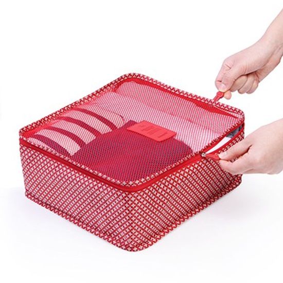 PATTERN CLOTHES POUCH size M 여행용 의류 파우치