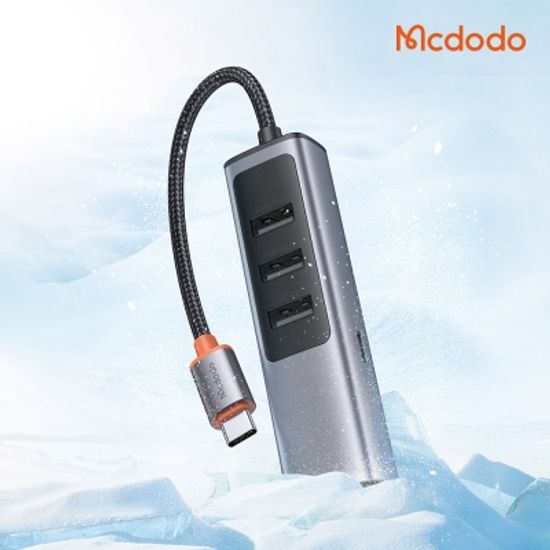 맥도도 HU111 C타입 5포트 허브 USB3.0x3+PD100W+LAN