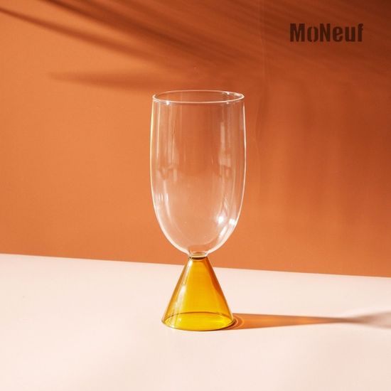 모네프 투톤 컬러 글라스 하이볼잔