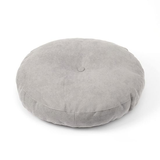 폭신빵빵 원형 쿠션방석(47cm) (그레이)