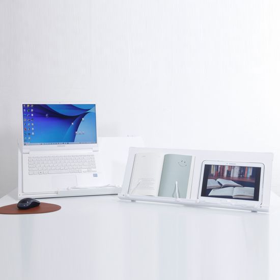 위너 눈높이 화이트 60 슬라이드 2단 독서대