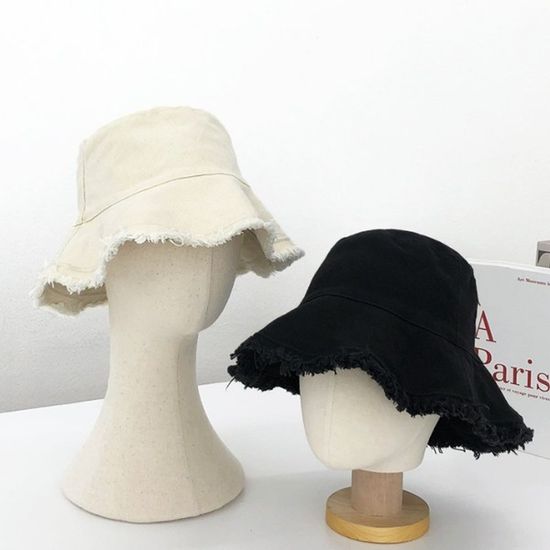 [애슬릿]면 수술 벙거지 남녀공용 봄 모자 버킷햇