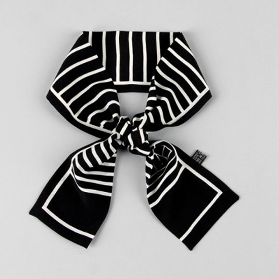 [베네]스텝 실크 타이스카프