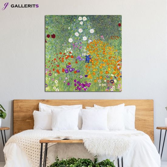 구스타프 클림트 꽃 정원 명화 거실 인테리어 그림 