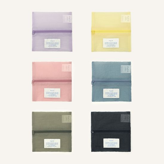 멜로 스퀘어 파우치