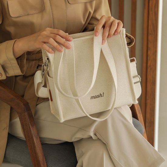 모슈 캔버스 쿨러백 NATURAL
