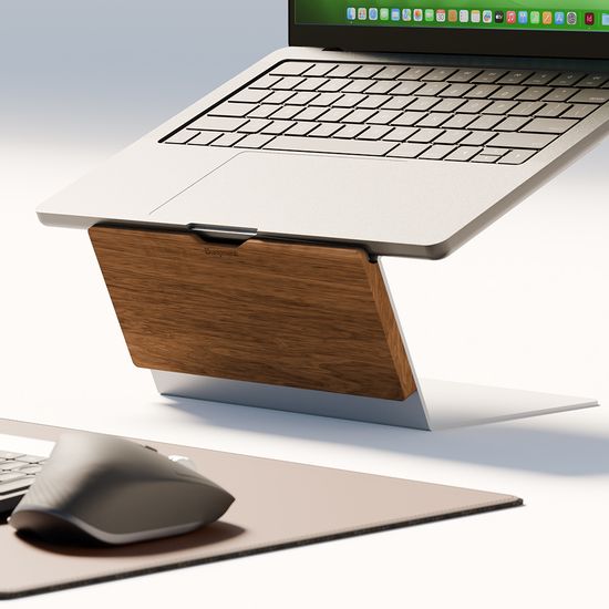Ekeepment 플로팅 원목 노트북 거치대 받침대
