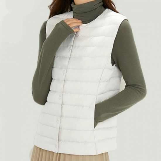 오리털 덕다운 경량 패딩 조끼 여성 어린이 추천 봄 
