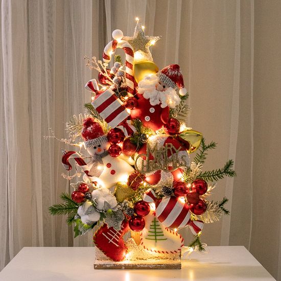 크리스마스 이젤 미니트리 LED 롤리아이볼메트로 58cm