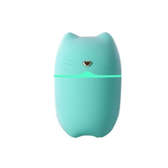 고양이 미니 탁상용 가습기 무드등 USB식 3color