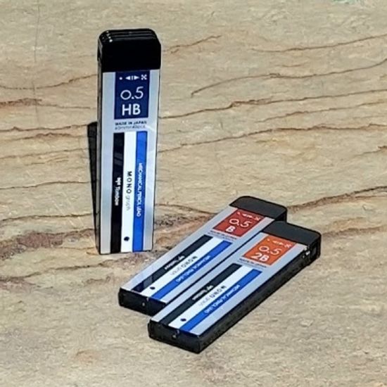 톰보 0.5mm 샤프심-모노그래프 MG 스탠다드 1갑(5통)