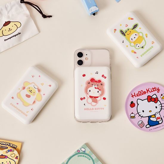 산리오캐릭터즈 고속충전 맥세이프 무선 보조배터리