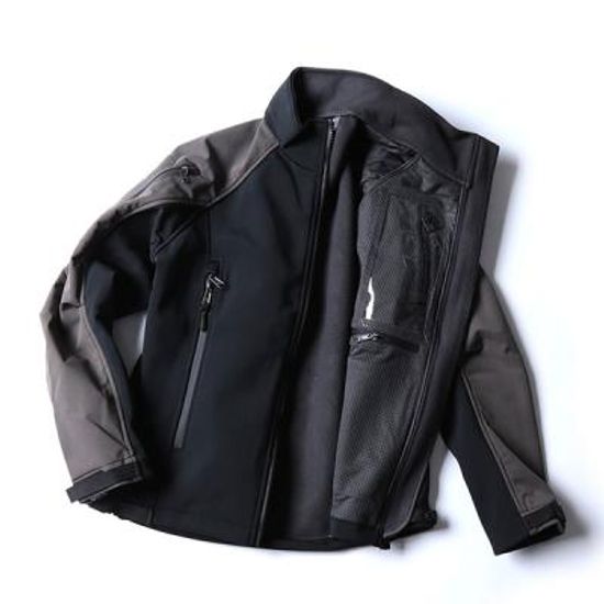 [맥포스] 스트릿 워커 소프트쉘 자켓 블랙/그레이