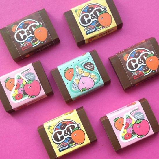 500당근친구들초콜릿지우개