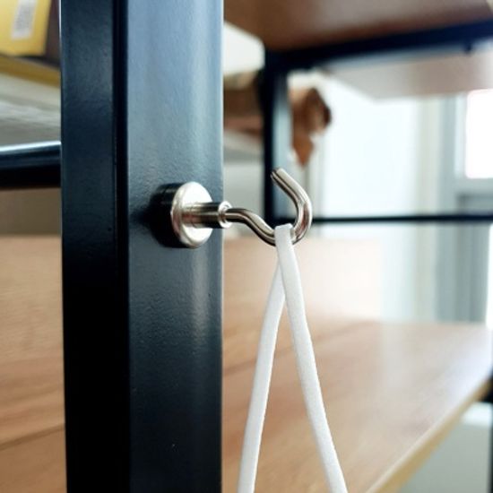 [10개 세트] 마스크걸이 다용도 자석 후크 4size