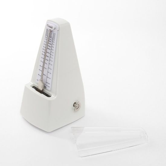 클래식 태엽 메트로놈(화이트) 피아노박자기 수동