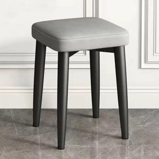 라텍스 스틸 스툴 의자 (라이트 그레이)