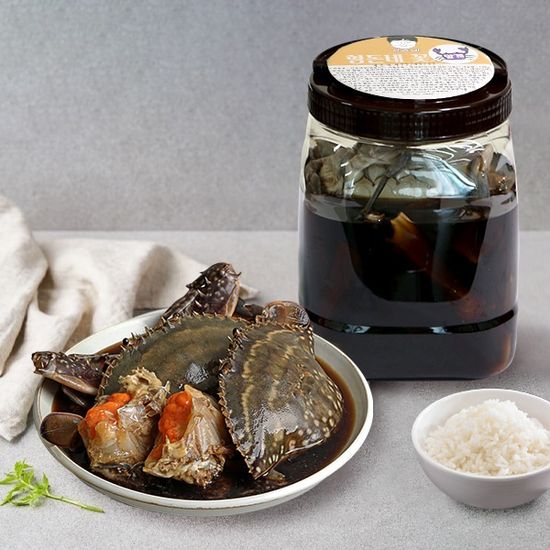 연평도에서 잡은 달콤한 암컷 간장꽃게장 3kg/4마리