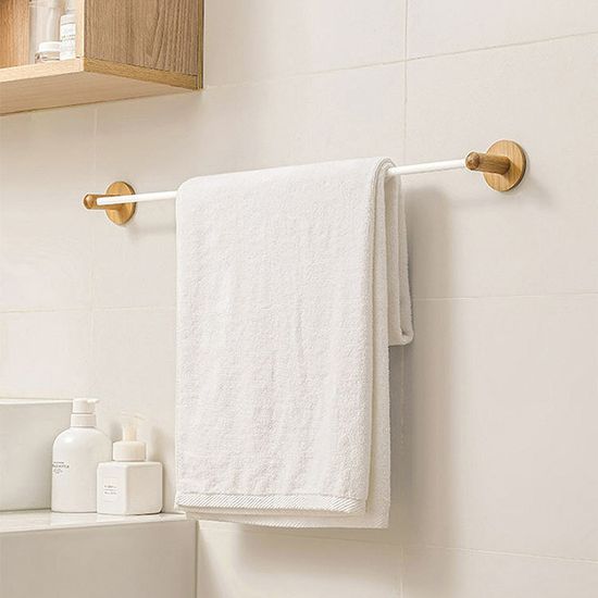 욕실 화장실 우드 수건걸이 55cm