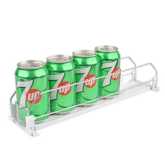 [쿠킹홈] 자동정리 캔 음료 디스펜서(1칸) (화이트)