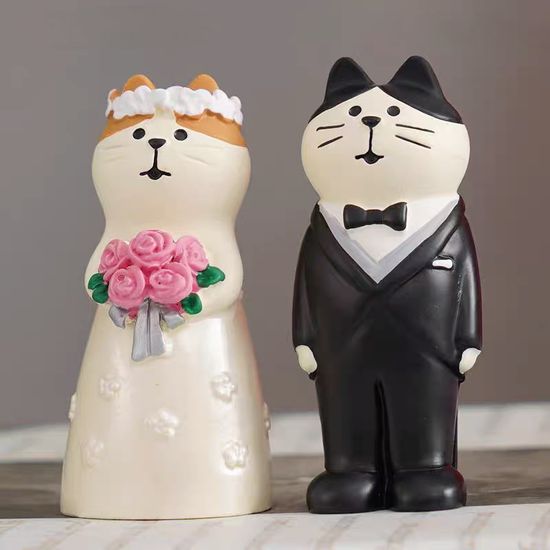 러브캣 고양이 커플 인형 세트