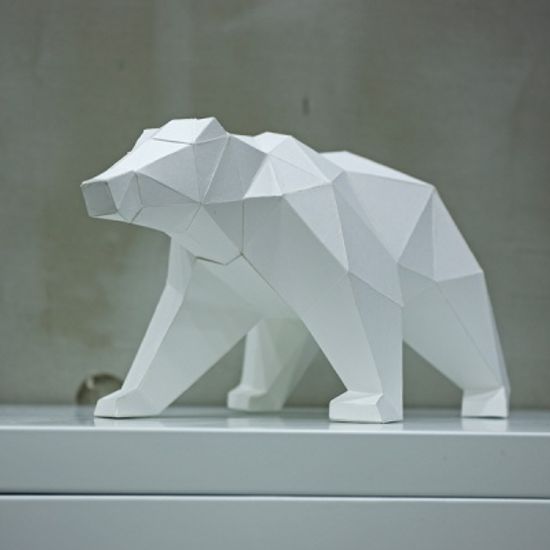 [톰텐] 페이퍼크래프트 사라져가는 북극곰 Polar Bear