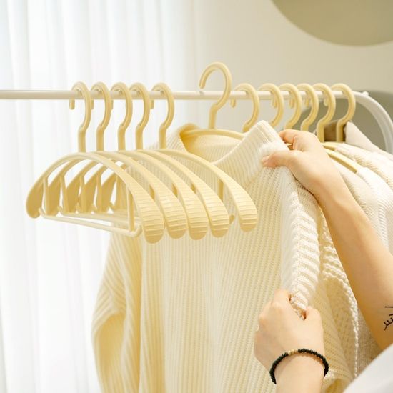 프리미엄 와이드 어깨뿔방지 옷걸이 10P니트 정장걸이