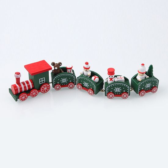 [도토로]칙칙폭폭 크리스마스 원목 기차