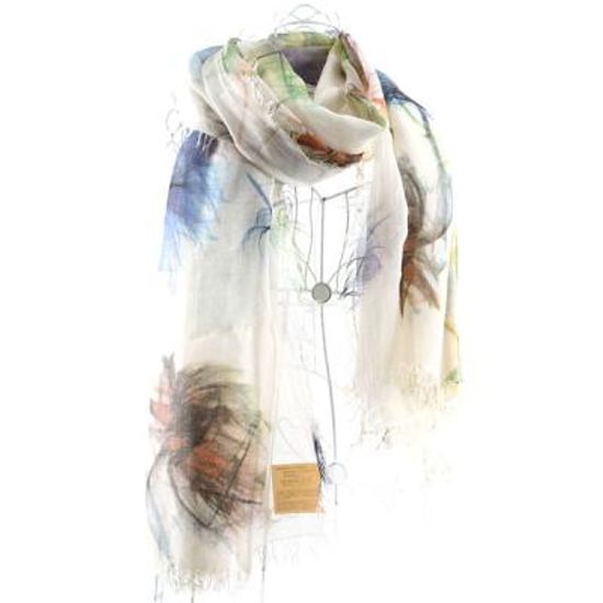 [더로라] 이태리 직수입 모달 스카프 - 모달 깃털 플라워 S5035