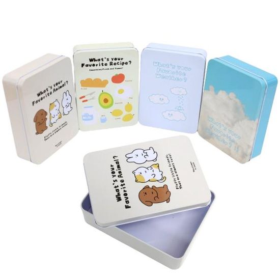 모닝글로리 일러스트 틴 케이스 철제 케이스 보관함