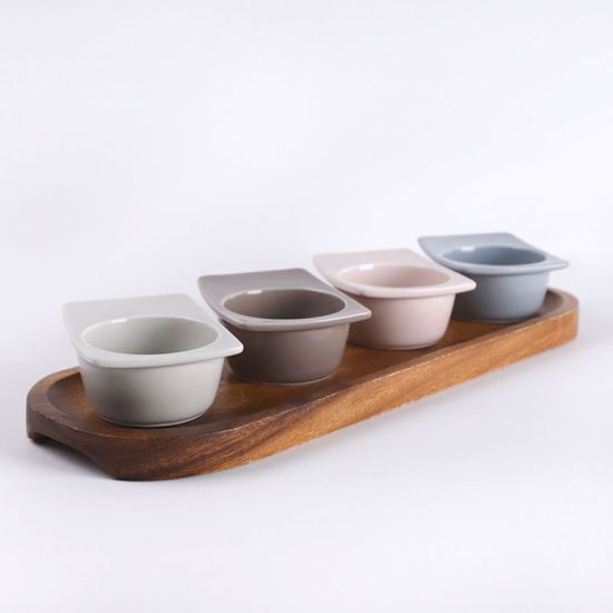 라일 소스볼 타원 트레이 포함 세트 5p 4color 택1