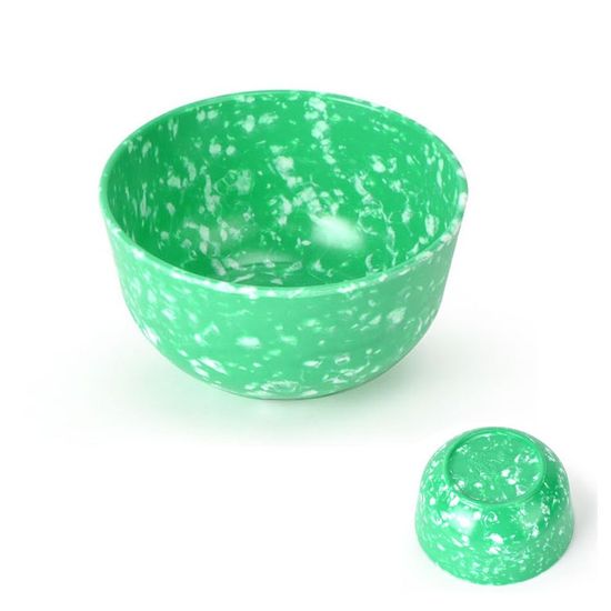 분식그릇 멜라민 쑥색 민공기