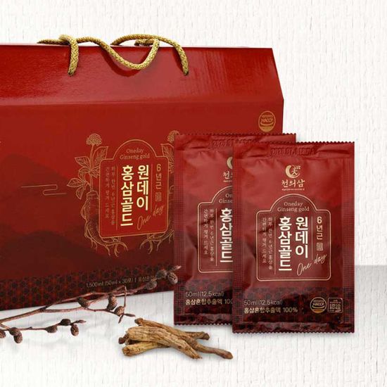 천의삼 원데이 홍삼 선물세트 30포