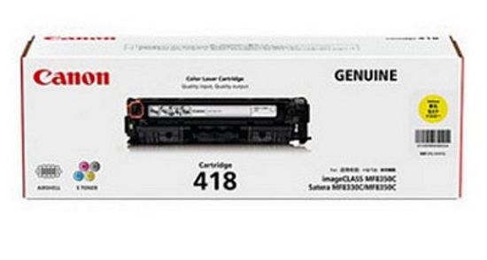 캐논(CANON) 토너 CRG-418 Y (2.9K) / Yellow / MF8350Cdn,MF8353Cdn / 최대2,900P