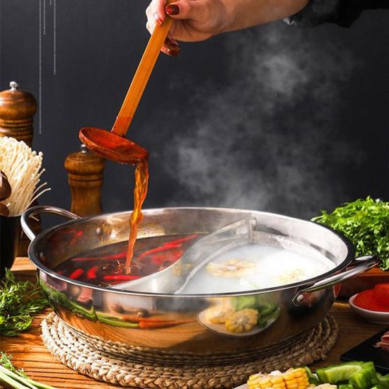 반반냄비 마라훠궈 인덕션사용 스텐 마라탕 냄비 K798