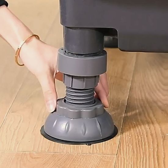 소음 방지 높이 조절 세탁기 받침대 4p(스크류B)