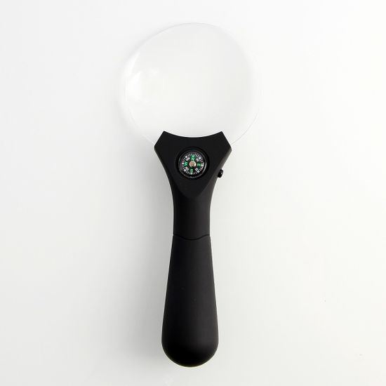 LED 라이트 돋보기 / 3배율 확대경 휴대돋보기