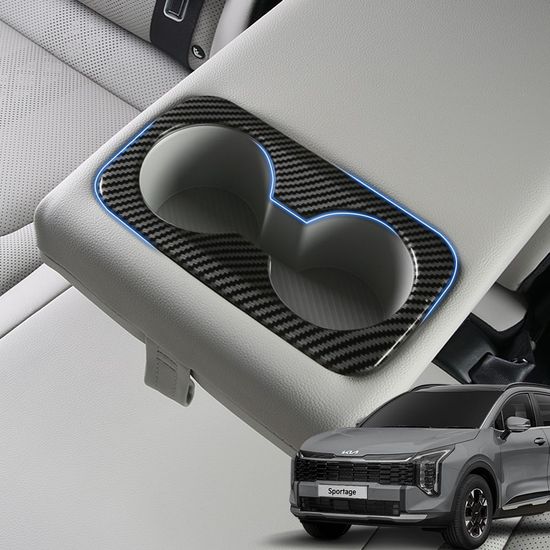 더뉴 스포티지 NQ5 2열 컵홀더 카본 몰딩(WFGDSME)